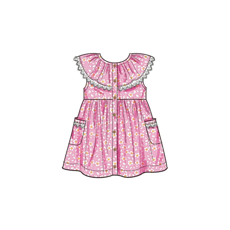 Simplicity SS9898A Babies' Dress, Panty and Headband A (XXS-XS-S-M-L) Simplicity SS9898A Babies' Dress, Panty and Headband A (XXS-XS-S-M-L)