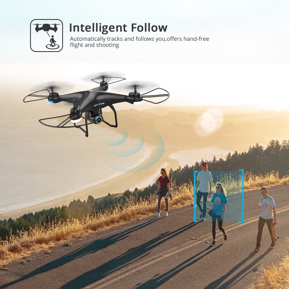 Holy Stone HS120D GPS Drone with 2K Camera and video for Adults GPS Return Home, RC Quadcotper Helicopter for Kids Beginners 18 Min Flight Time with Follow Me Selfie Functions