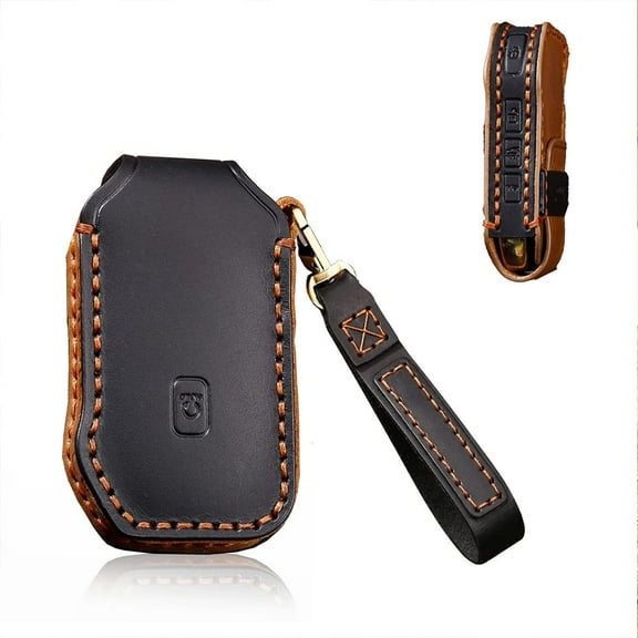 Key Fob Cover Case for Kia Stinger Seltos Telluride K5 Keyless Keychain Holder Premium Leather Key Protector Shell