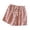 Glisme Pink158, variant on Glisme Casual Shorts For Women Cotton Spring/Summer Thin Shorts Loose Fitting Comfortable And Simple Checkered Home Pants Light Green Trousers Flexible Fit