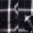 thumbnail image 3 of PBNBP Mens Shirts Plaid Print Western Business Long Sleeve Dress Shirts Vintage Button Down Shirts Turn Down Collar Tops, 3 of 4