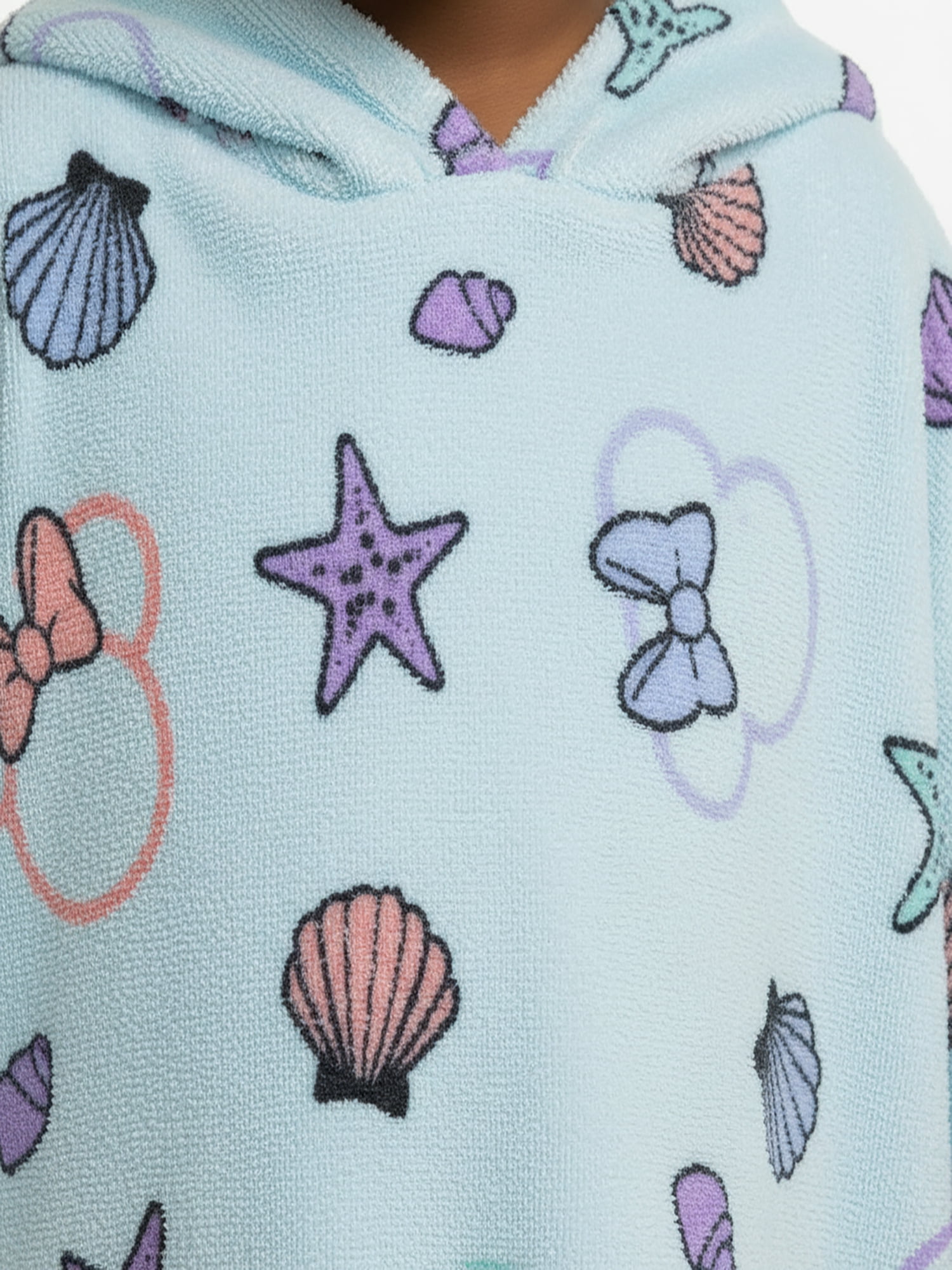 Character Toddler Girl Terry Cover Up Dress with Hood, Sizes 12M-5T