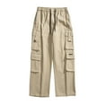 thumbnail image 3 of PEASKJP Cargo Pants Men Streetwear Léger Ripstop Tactique Hiking Work Pants Coupe Régulière, Bleu TG, 3 of 5
