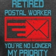 thumbnail image 3 of CafePress - Retired Postal Worker Graphic: Long Sleeve T Shirt - Women's Long Sleeve Graphic Tee Casual Fit, 3 of 4