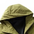thumbnail image 5 of Rggeeun Jackets For Men Versatile Hooded Utility Jacket For Outdoor With Multiple Pockets For Comfort Style Fall Winter Outwear Fashion, 5 of 9
