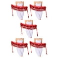 thumbnail image 3 of Wweixi Blended Durable And Firm Lightweight Hip Scarf For Belly Dance Performances Waist Automatic red 5Set, 3 of 6