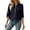 Navy, variant on Women's Full Zip Utility Bomber Jacket Lightweight Stand Collar Windbreaker, Chest Pocket Drawstring Hem Casual Fall Fashion Daily Wear, Navy, XXL