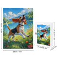 thumbnail image 2 of 500 Piece Wooden Beagle Dog Puzzle for Adults, Challenging Jigsaw for Game Nights, 2 of 8