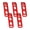 Five hole aluminum b, variant on 5pack Outdoor Tarpaulin Clip Heavy Type Lock Grip Clamps Tent Fasteners Clip