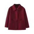 thumbnail image 2 of Womens Elegant Down Puffer Jacket Button Front With Pockets For Sophisticated Winter Warmth Womens Winter Coats, 2 of 9