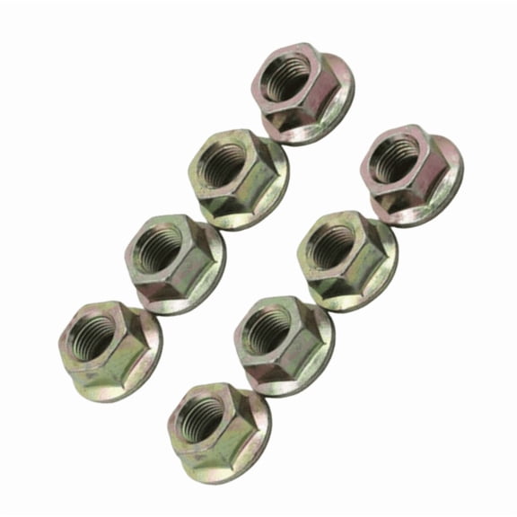 8PCS Flanged Lug Nut Kit for Polaris RZR Ranger XP 1000 Sportsman 500 570 800 900 ATV/UTV Vehicles, 12mmx1.5 Thread, Black