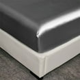 thumbnail image 4 of Deep Pocket satin silk bed sheet Twin Full Queen King Bed Mattress Cover Soft, 4 of 6