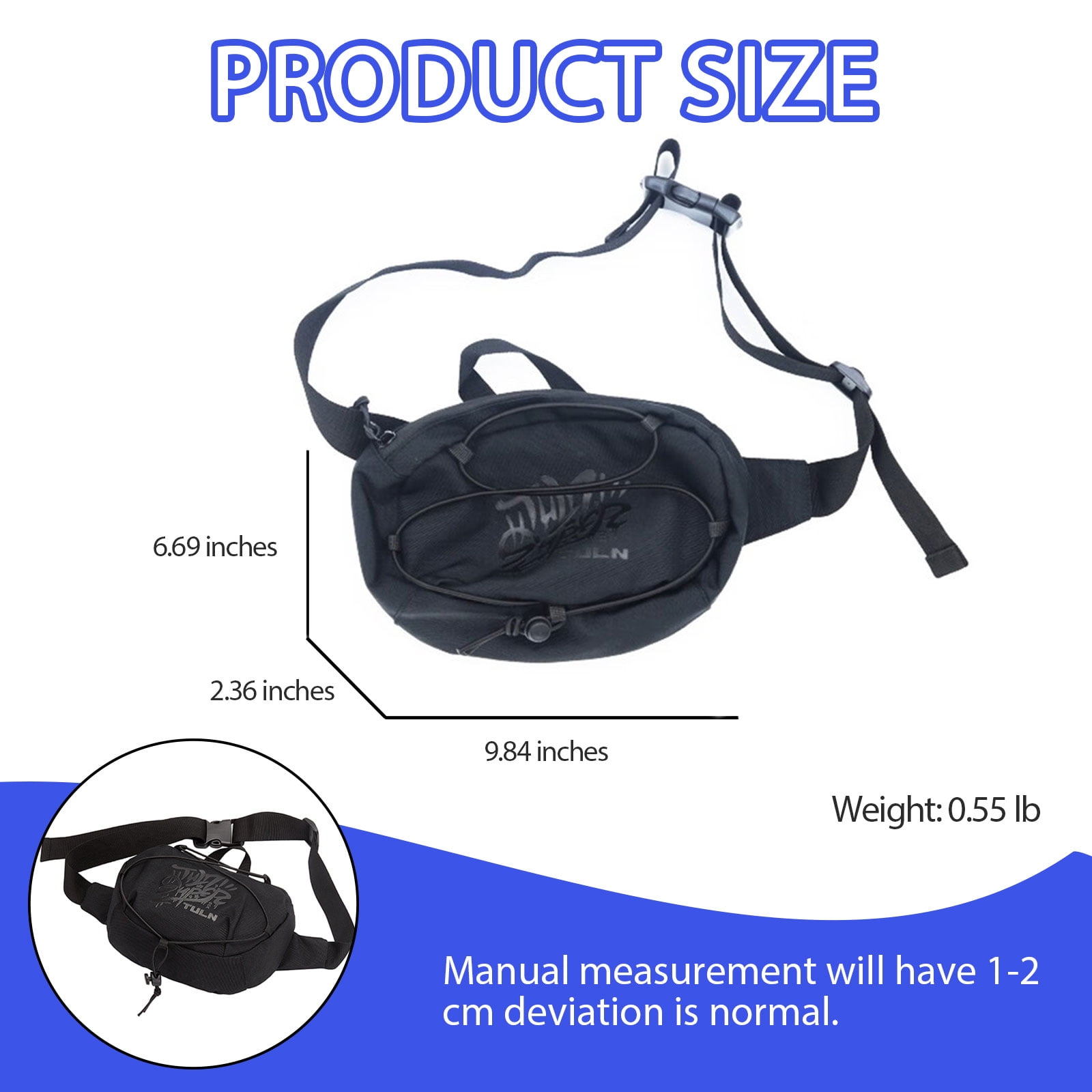 Egoelife Waterproof Fanny Packs for Women Men Small Belt Bag with Adjustable Strap Running Waist Pack Cross-body Traveling Hiking