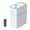 Motion Sensor Trash Can-C, variant on Bathroom plastic Trash Can with Lid, 3.8 Gallon Slim Garbage Can, Small Plastic Trash Bin, Narrow Motion Sensor Trash Can for Bedroom, Rv, Office White