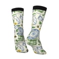 thumbnail image 3 of Goofa Vintage Utensils Printed Men's Crew Socks, Soft Durable Breathable Moisture-Wicking with Odor Control Cotton socks, 3 of 9