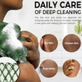 thumbnail image 5 of 1 Pc African Net Sponge Authentic - Real African Exfoliating Sponge with Knots - African Net Washcloths for Body Scrubber Exfoliator - Back Scrub for Shower, 45 Inch, Green, 5 of 8