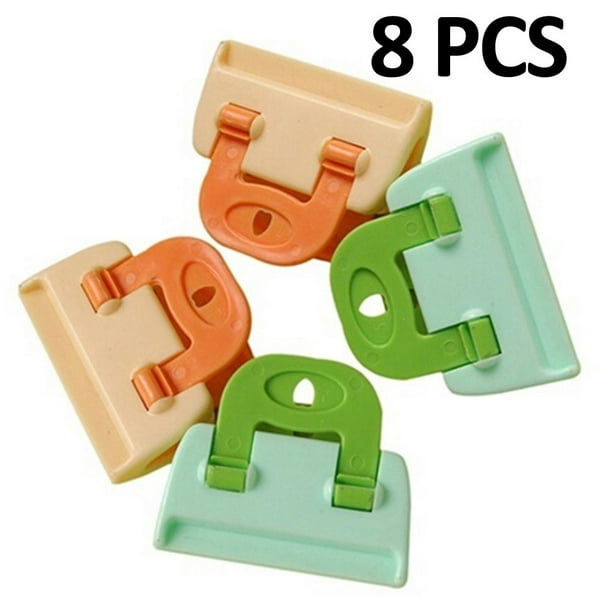 8 Pcs Bag Clips Kitchen Accessories Food Bag Sealer for Fresh Food Chip