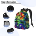 thumbnail image 5 of Lsque Pride Rainbow Classic Casual Backpack - Large Capacity Water-Resistant Backpack for School, Work, Travel, and Outdoor Activities, 5 of 8