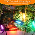 thumbnail image 2 of Guirnalda de luces LED multicolor para exteriores Achin de 7,6 m, impermeables, 2 of 8