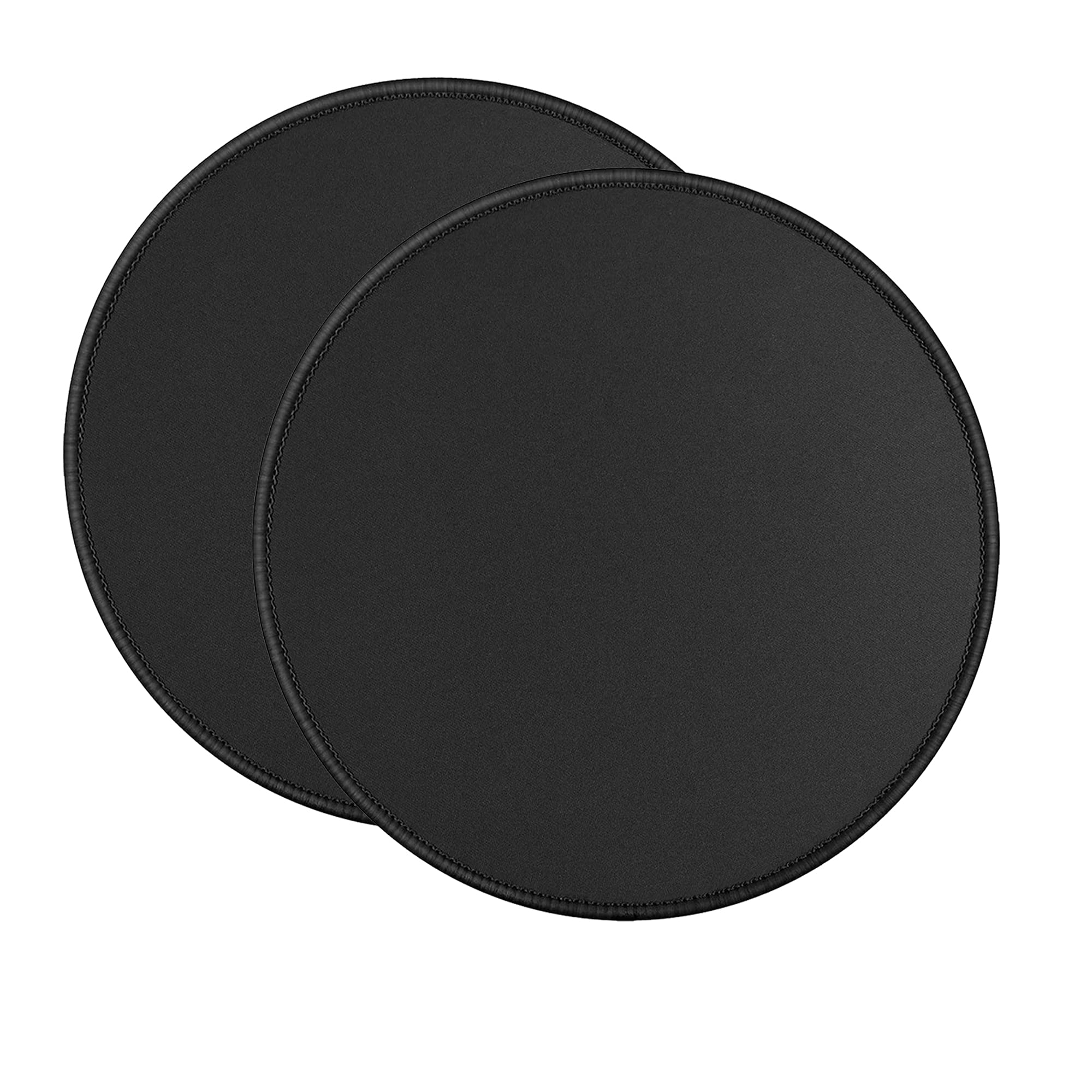 2 Pieces Round Mouse Pad,Small Mousepads for Wireless Mouse,NonSlip