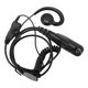 thumbnail image 5 of Golsos de Forma de Forma G, Diseño Ergonómico de 2 piezas auriculares de oídos de compatibilidad con micrófono amplio para la aplicació de la ley, 5 of 7