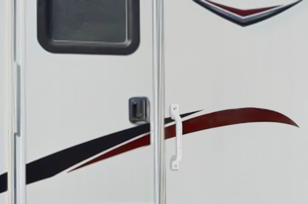 2-Pack Gray Plastic Grab Bars For RV, Motorhome, Camper, Trailer - 9.5 Inch Length