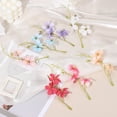 thumbnail image 4 of Uxcell 24Pcs Flores Flotantes para Centros de Mesa, Cabezas de Flores Falsas de Seda de Flor de Guisante Blanca para Velas Flotantes, Relleno de Jarrones, Decoración de Mesa para Fiestas y Bodas, 4 of 6