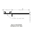 thumbnail image 2 of AP Products 018-314-BLK Premium EK Seal for Slide-Out Rooms, Black EK Base with 1" Wiper, 2 of 2
