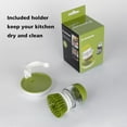 thumbnail image 2 of Refills Soap Dispensing Dish Brush with Holder,Scrub Brush Dishes Kitchen Brush Scrubber Storage Set for Dish Pot Pans Sink Cleaning, 2 of 6