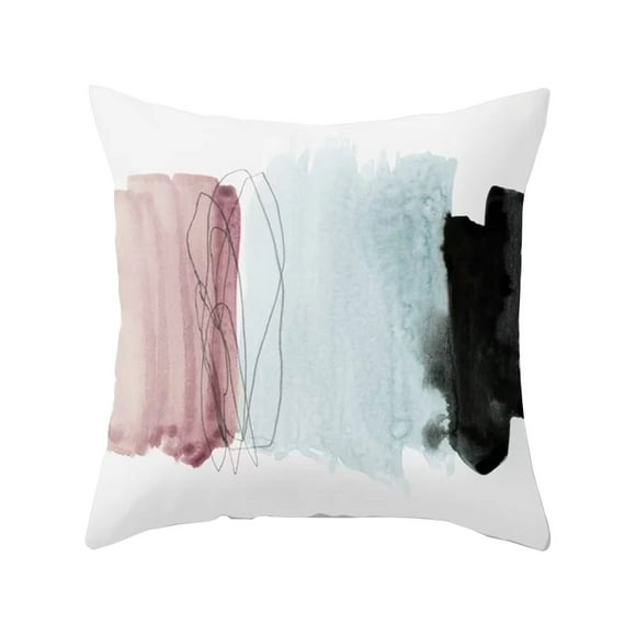 Heiheiup Exquisite Abstract Geometric Oil Painting Series Pillowcase Home Sofa Pillowcase