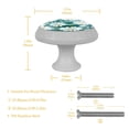 thumbnail image 5 of Daisy Fluorescent Drawer Pulls with Screws: Round 4-Pack, Glow-in-the-Dark Knobs for Cabinets, Wardrobes, Dressers - Furniture Decor, 5 of 6