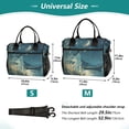 thumbnail image 2 of Small Cooler Bag Lunch Bag Portable Meal Bag Work Meal Bag Outdoor Meal Bag Travel Meal Bag Picnic Meal Bag Going Out Meal Bag Beautiful Green Moon, 2 of 6