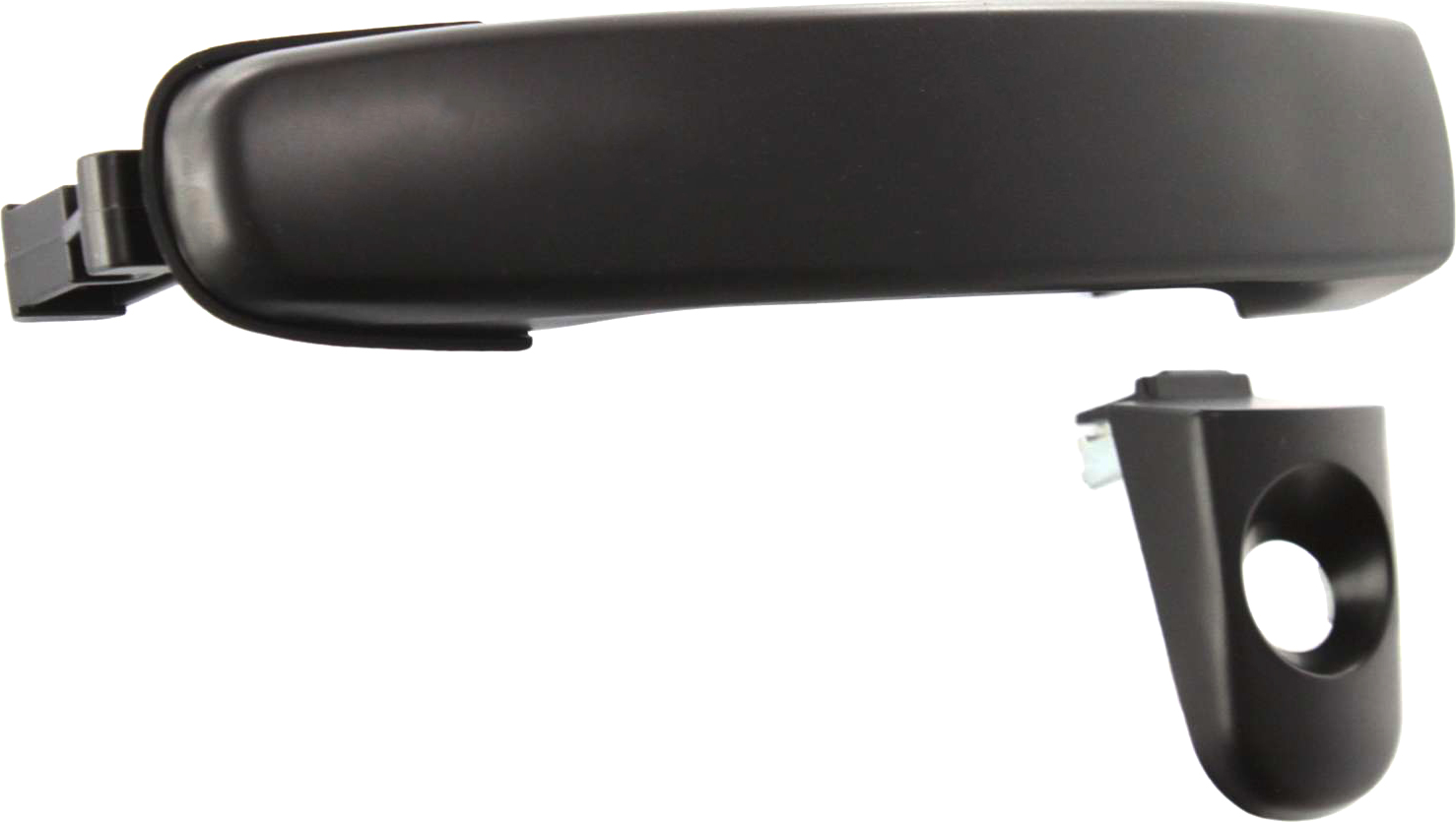 Replacement ARBC462138 Exterior Door Handle Compatible with 2004-2008 Chevrolet Malibu 2005-2009 Equinox Front, Left Driver Smooth Black