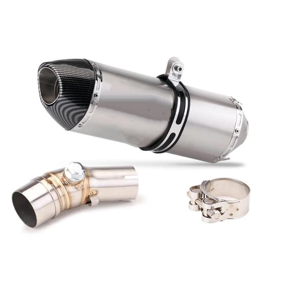 Motorcycle Exhaust Muffler Middle Link Pipe Slip-on For Kawasaki ER6N ER6F For Ninja 650R Z650 650 For Versys 650