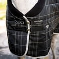 thumbnail image 3 of HORSEWARE IRELAND Rhino Black/Gray/White Check/Gray Stable 100g Blanket, Size: 75, 3 of 4