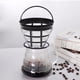 thumbnail image 3 of Inteprter Cesta coladora recargable reutilizable para acampar y senderismo filtros de café estilo cono mango portátil Cocina y Comedor, 3 of 6