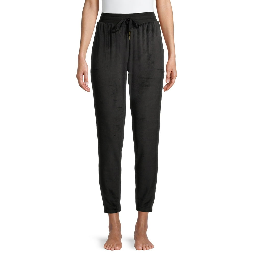 Secret Treasures - Secret Treasures Women's and Women's Plus Velour Jogger - Walmart.com