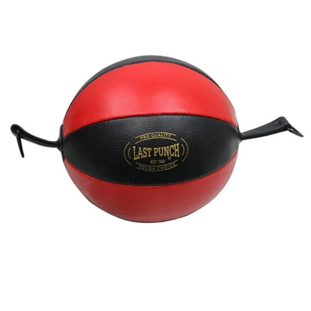 Last Punch Black/Red Leather Boxing Punching Double-End Speed Ball