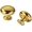 Unlacquered Brass-1-1/4 inch(32mm), variant on Unlacquered Brass Retro Classic Knobs Cabinet 5 Pack 1 inch Diameter Round Knobs for Kitchen Cabinets,Bathroom Dressers and Cupboards