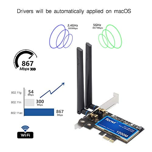 For Pc Macos Wifi Bt Pci Wifi Card 802 11a G N Ac Wlan Bt