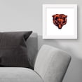 thumbnail image 3 of Gallery Pops NFL Chicago Bears - Primary Mark - Bear Wall Art, White Framed Version, 12" x 12", 3 of 5