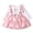 Pink, variant on HCNTES Newborn Baby Boy Easter Outfits Soft Cotton Bodysuit and Suspender Pants Set Baby Boy Easter Clothes