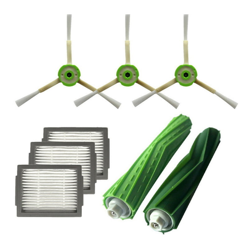 2PCS Green Roller Brushes Main Brushes For iRobot Roomba i7 E5 E6 Vacuum Cleaner 