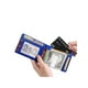 Fashnice Hommes Mince Portefeuille Bifold Sac Minimaliste Mini RFID Bloquant Mens avec ID Fenêtre Argent Clip Bleu – image 2 sur 4