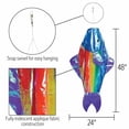 thumbnail image 4 of In the Breeze 5276 — 48-inch Iridescent Rainbow Fishy Windsock — Shimmering Outdoor Decor, Gardens, Patios, Cabins, 4 of 4