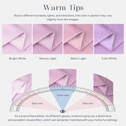 Set of 2 Light Purple Decorative Pillow Covers 16x16 Cushion Sofa Decor
