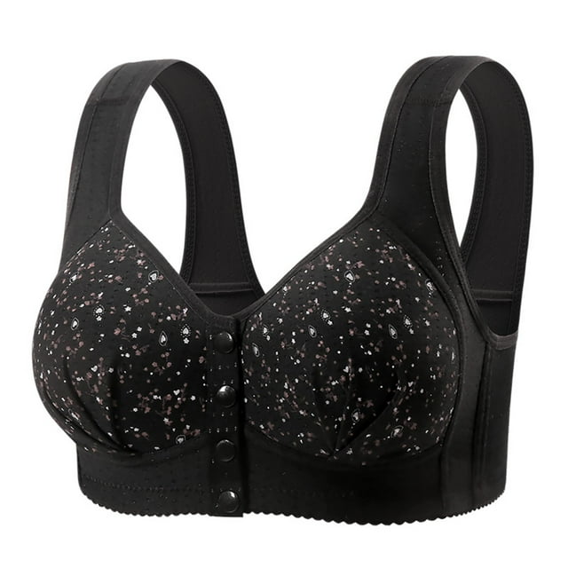 Seamless Front Close Bras for Women Post Surgery Full Coverage Moisture Wicking Comfort Supportive Convenient Bralettes Plus Size Everyday Bras