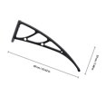 thumbnail image 2 of WHAMVOX 2 Pcs Supports de Store Extérieur Support de Store Noir PC pour Porte Fenêtre, 2 of 8