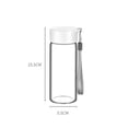 thumbnail image 3 of MINISO High Borosilicate Glass Leak Prood Water Bottle, 300ml, White, 3 of 6