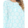 thumbnail image 5 of Casual Nights Women's Long Sleeve Micro Fleece Cozy Floral Night Gown, 5 of 5